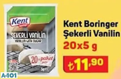 KENT BORİNGER ŞEKERLİ VANİLİN